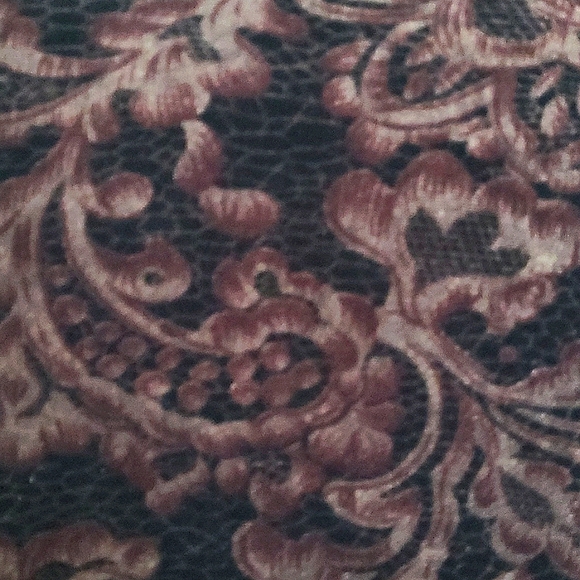 VINTAGE VELOUR PAISLEY BOTTON DOWN TOP - Picture 3 of 4